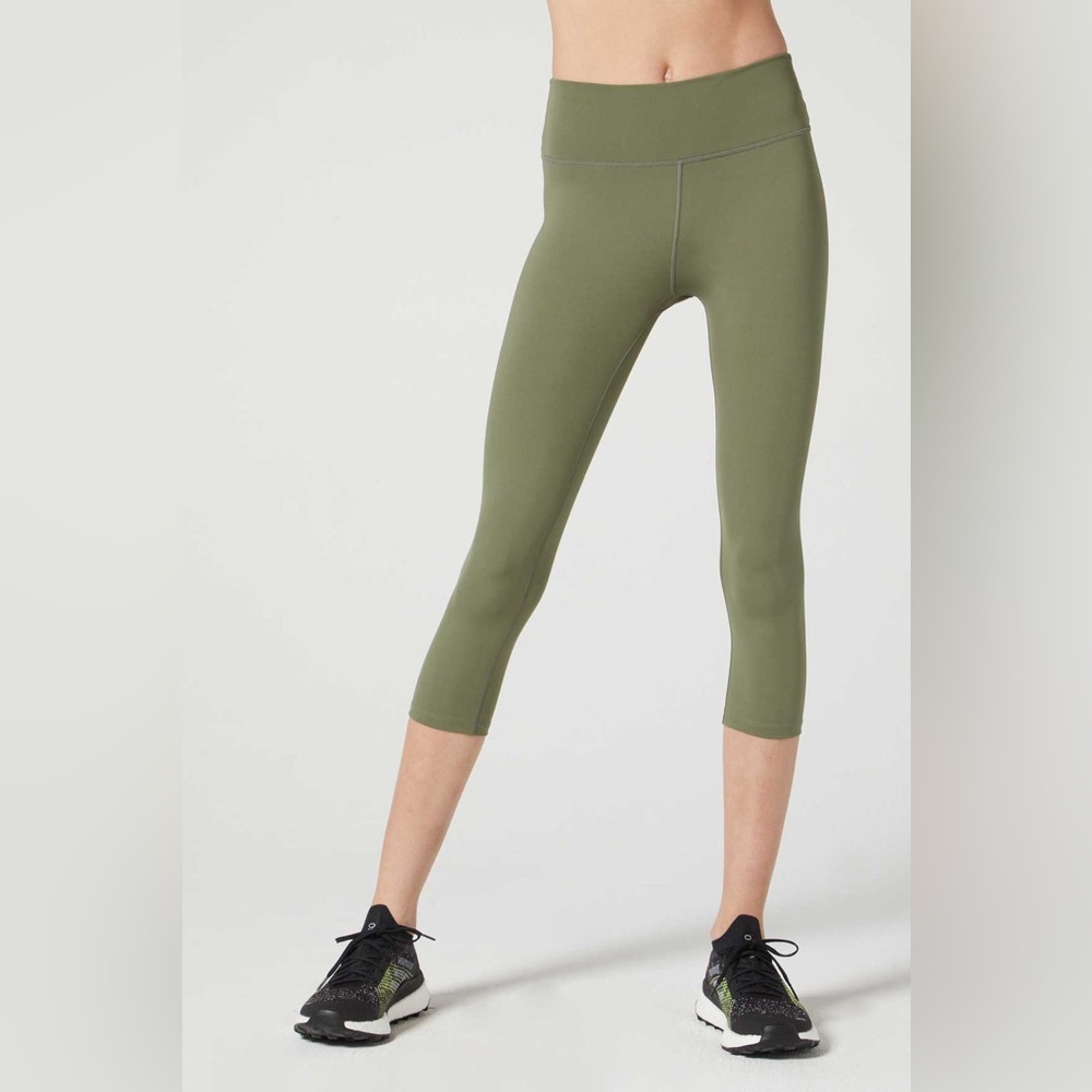 CAMILA CROPPED FRONT POCKET LEGGING DEEP LICHEN